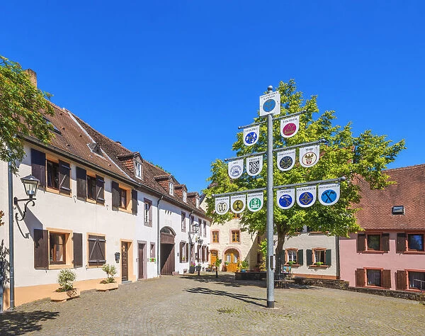 Historical houses at Ottweiler, Saarland, Germany