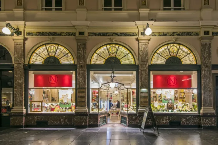 Framed Print : The historical Neuhaus chocolate shop at Galeries St-Hubert, Brussels, Belgium Framed Print : The historical Neuhaus chocolate shop at Galeries St-Hubert, Brussels, Belgium