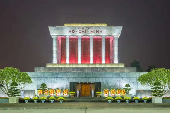 Framed Print : Ho Chi Minh Mausoleum on Ba Dinh Square at night, Hanoi, Vietnam Framed Print : Ho Chi Minh Mausoleum on Ba Dinh Square at night, Hanoi, Vietnam