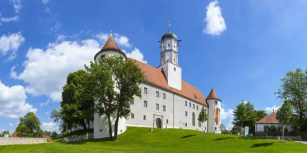 Hochstadt Castle, Hochstadt, Swabia, Bavaria, Germany
