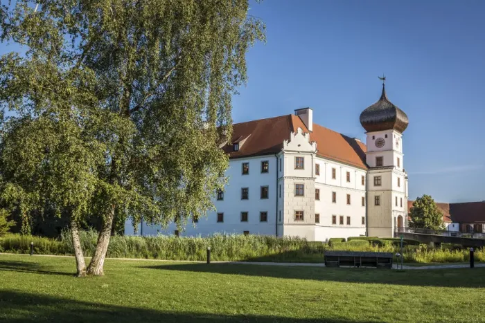 Framed Print : Hohenkammer Castle in Hohenkammer, Upper Bavaria, Bavaria, Germany