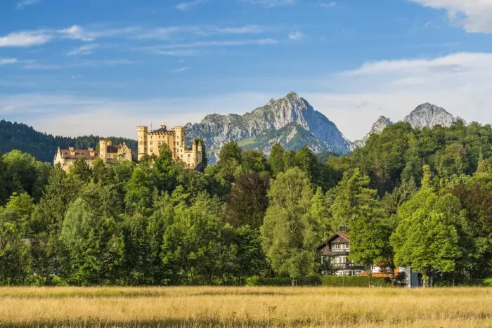 Framed Print : Hohenschwangau Castle, Schwangau, Bavaria, Germany