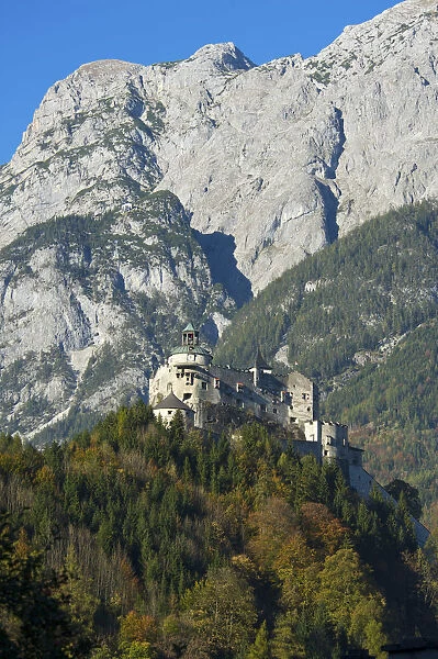 Hohenwerfen Castle in Werfen in Pongau, Tennengau in Salzburger Land, Austria