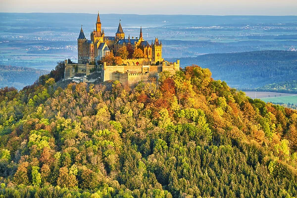Hohenzollern Castle in Autumn, Baden-Wurttemberg, Germany