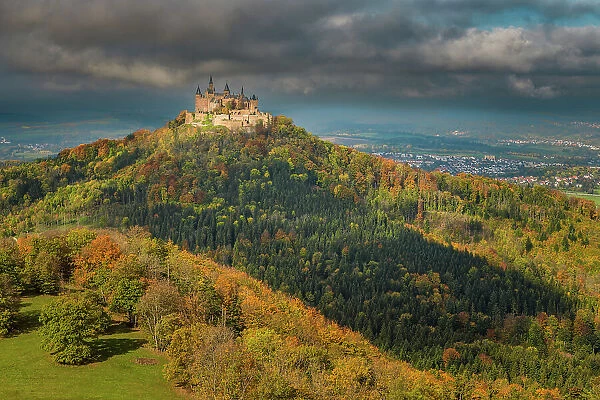 Hohenzollern Castle at Dawn, Hechingen, Baden-Wurttemberg, Germany