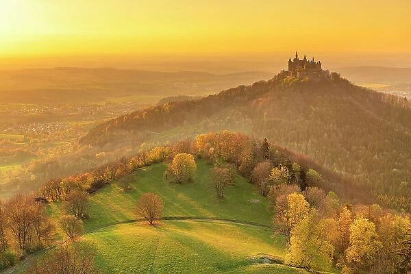 Hohenzollern Castle, Hechingen, Swabian Jura, Baden-Wurttemberg, Germany