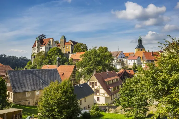 Framed Print : Hohnstein, Saxon Switzerland National Park, Saxony, Germany