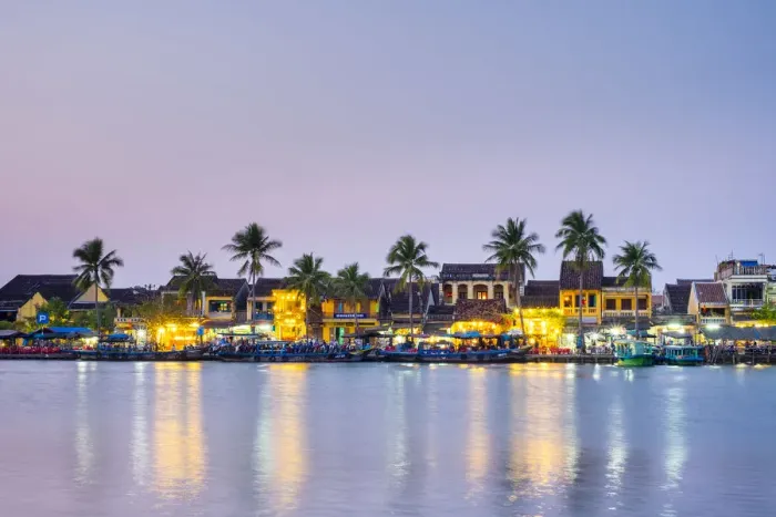 Framed Print : Hoi An Ancient Town on the Thu Bon River at night, Quang Nam Province, Vietnam Framed Print : Hoi An Ancient Town on the Thu Bon River at night, Quang Nam Province, Vietnam
