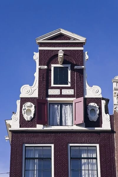 Holland, Amsterdam, traditional Gabled houses