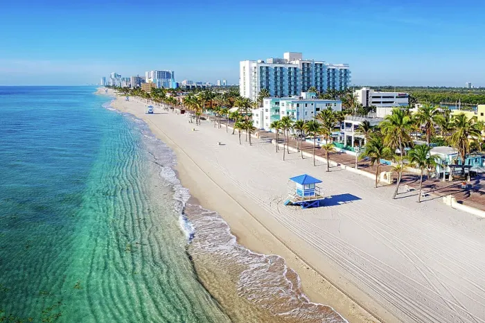 Framed Print : Hollywood Beach, Broward, Florida, USA Framed Print : Hollywood Beach, Broward, Florida, USA