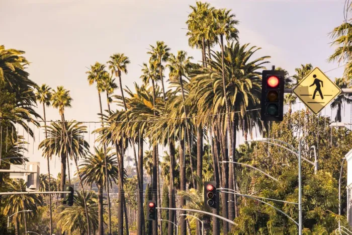 Framed Print : Hollywood district, Los Angeles, California