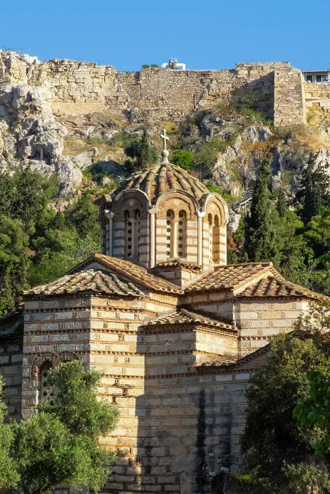 Framed Print : Holy Church of the Holy Apostles of Solakis, Ancient Agora of Athens, Athens, Greece Framed Print : Holy Church of the Holy Apostles of Solakis, Ancient Agora of Athens, Athens, Greece