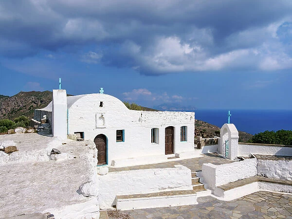 Holy Cross Monastery, Nisyros Island, Dodecanese, Greece