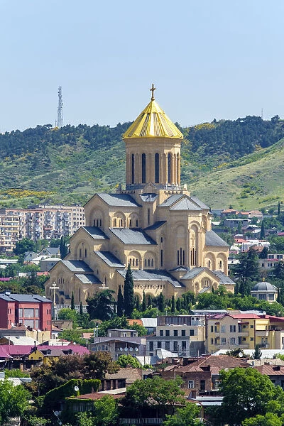 Holy Trinity Cathedral and buildings in Avlabari, Tbilisi (Tiflis), Georgia