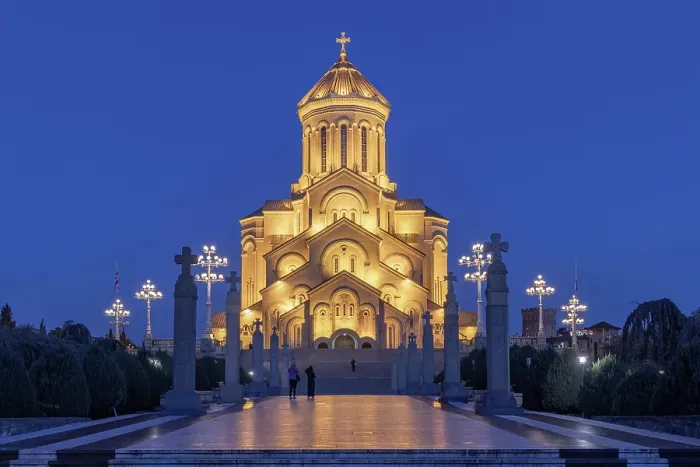 Framed Print : Holy Trinity Cathedral, Tbilisi, Georgia Framed Print : Holy Trinity Cathedral, Tbilisi, Georgia
