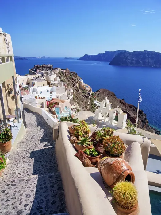 Framed Print : Holy Trinity Church and the castle, Oia Village, Santorini or Thira Island, Cyclades, Greece Framed Print : Holy Trinity Church and the castle, Oia Village, Santorini or Thira Island, Cyclades, Greece