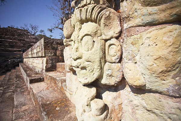 Honduras, Copan Ruinas, Copan Ruins, East Court, Patio de Los Jaguares