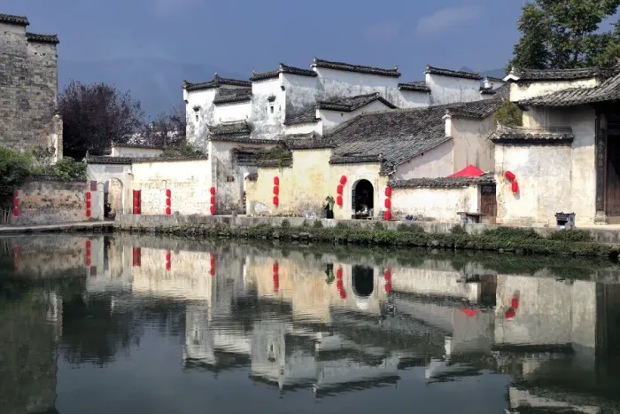 Framed Print : Hongcun village, Anhui, China Framed Print : Hongcun village, Anhui, China