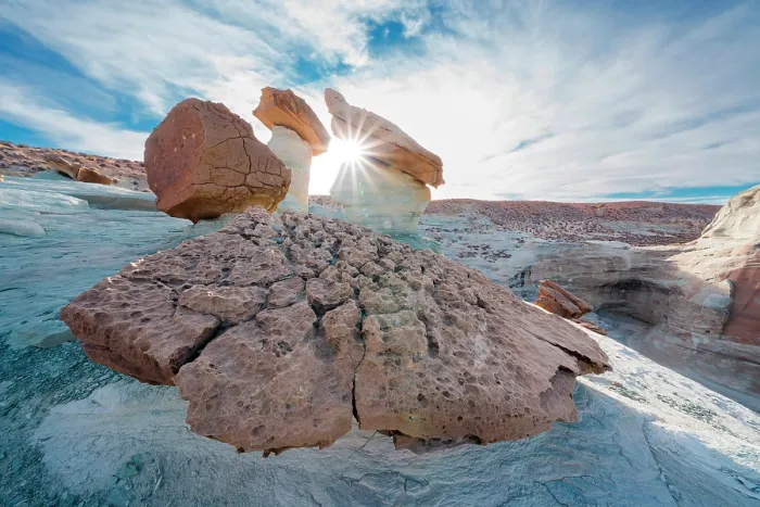 Framed Print : Hoodoos at Stud Horse Point, Page, Arizona, USA Framed Print : Hoodoos at Stud Horse Point, Page, Arizona, USA