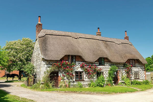 Hoopers Thatched Farmhouse, Tilshead, Wiltshire, England