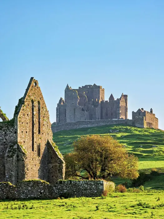 Framed Print : Hore Abbey and Rock of Cashel, Cashel, County Tipperary, Ireland