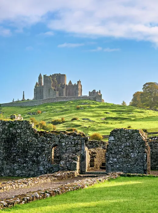 Framed Print : Hore Abbey and Rock of Cashel, Cashel, County Tipperary, Ireland