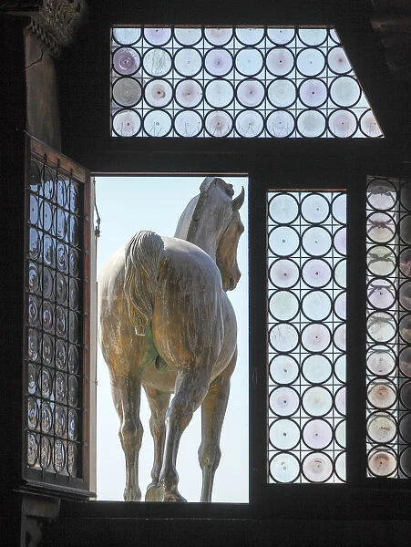 Horses of Saint Mark, Quadriga, St Marks Basilica, Venice, Veneto, Italy, Europe