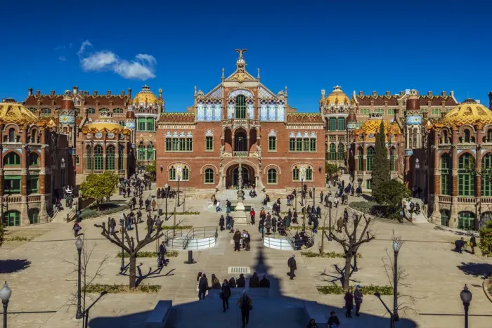 Framed Print : Hospital de la Santa Creu i Sant Pau, Barcelona, Catalonia, Spain Framed Print : Hospital de la Santa Creu i Sant Pau, Barcelona, Catalonia, Spain