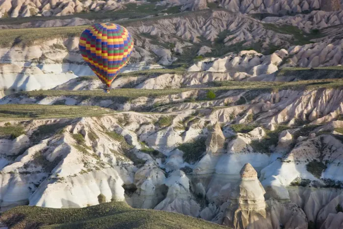 Framed Print : Hot Air Balloon flight over Volcanic tufa rock formations, Goreme, Cappadocia, Anatolia Framed Print : Hot Air Balloon flight over Volcanic tufa rock formations, Goreme, Cappadocia, Anatolia
