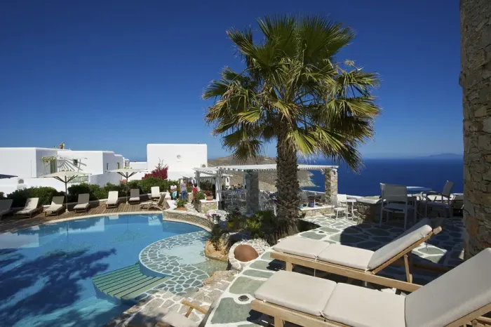 Framed Print : Hotel Anemomilos, Chora, Folegandros, Cyclades, Greece Framed Print : Hotel Anemomilos, Chora, Folegandros, Cyclades, Greece