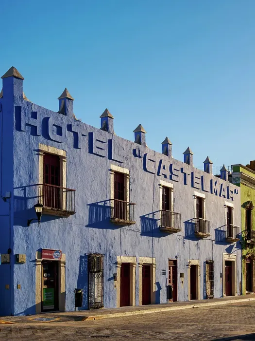 Framed Print : Hotel Castelmar, Campeche City, Campeche State, Mexico