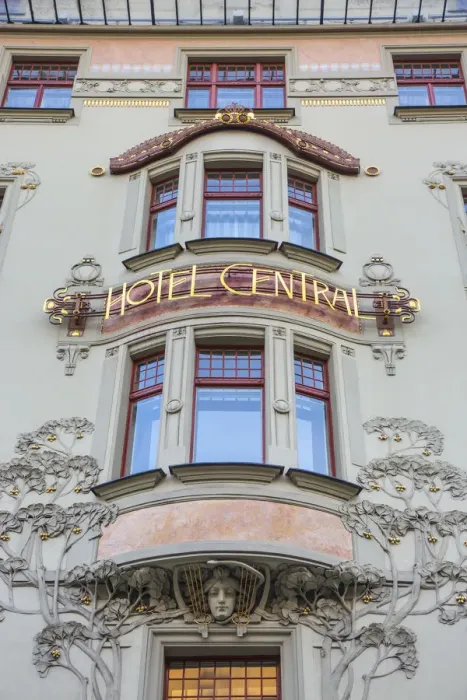 Framed Print : Hotel Central, Hybernska, Old Town, Prague, Czech Republic