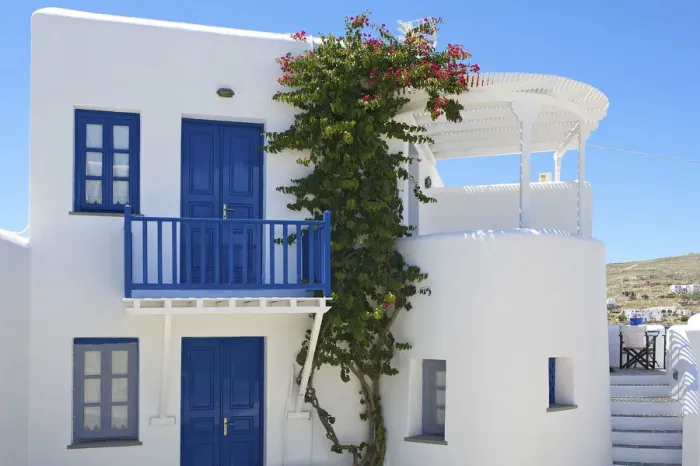 Framed Print : Hotel in Chora, Folegandros, Cyclades, Greece Framed Print : Hotel in Chora, Folegandros, Cyclades, Greece