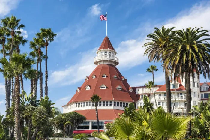Framed Print : Hotel del Coronado, San Diego, California, USA