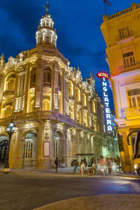 Framed Print : Hotel Inglaterra near Parque Central in Central Havana, Havana, Cuba Framed Print : Hotel Inglaterra near Parque Central in Central Havana, Havana, Cuba