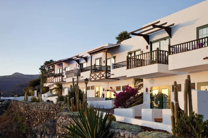 Framed Print : Hotel Jardin Tecina, Playa Santiago, La Gomera, Canary Islands, Spain