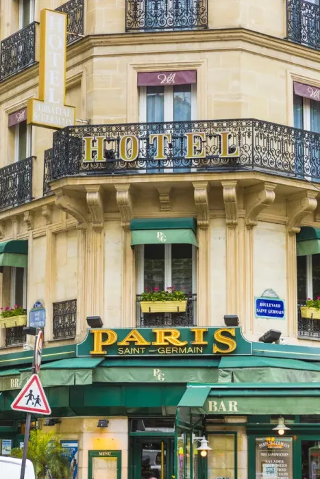 Framed Print : Hotel Paris, Latin Quarter, Paris, France Framed Print : Hotel Paris, Latin Quarter, Paris, France
