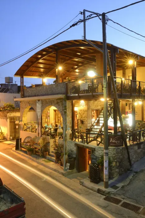 Framed Print : Hotel Restaurant Vilatei, Agios Konstantinos, Lassithi Plateau, Crete, Greece, Europe Framed Print : Hotel Restaurant Vilatei, Agios Konstantinos, Lassithi Plateau, Crete, Greece, Europe