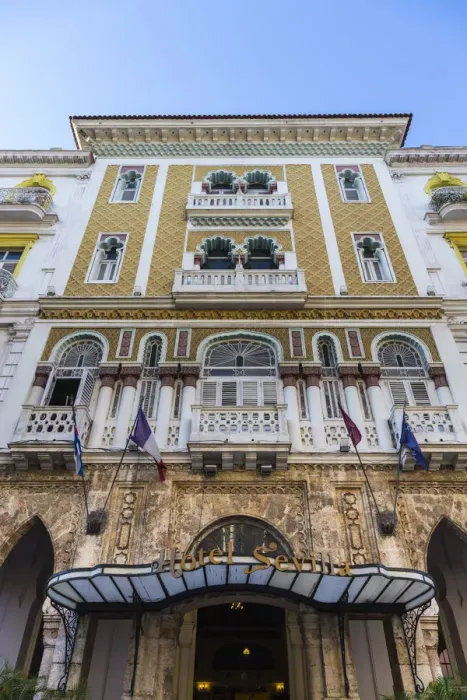 Framed Print : Hotel Sevilla, Prado, Havana, Cuba