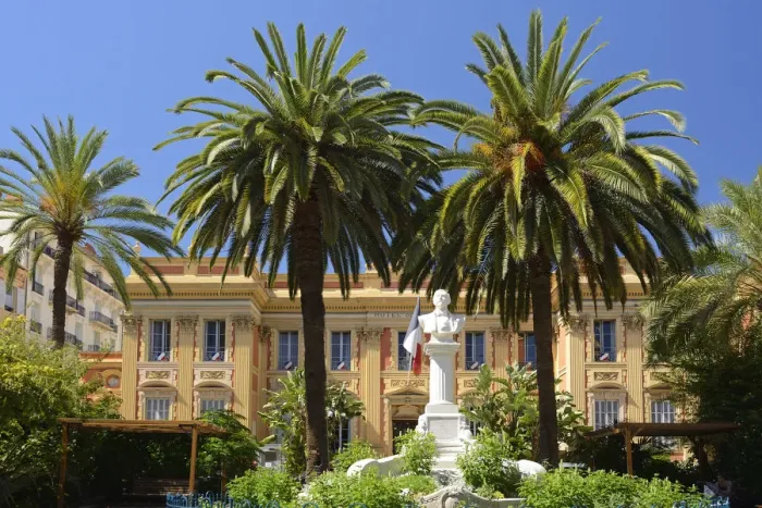 Framed Print : Hotel de Ville, Menton, Cote D azur, France, Europe Framed Print : Hotel de Ville, Menton, Cote D azur, France, Europe