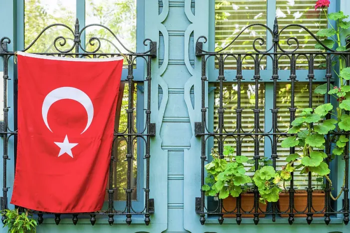 Framed Print : House adorned with Turkish flag, Kuzguncuk neighborhood, Uskudar, Istanbul, Turkey Framed Print : House adorned with Turkish flag, Kuzguncuk neighborhood, Uskudar, Istanbul, Turkey