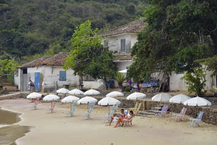 Framed Print : House and beach near Buzios, Rio de Janeiro, Brazil, South America Framed Print : House and beach near Buzios, Rio de Janeiro, Brazil, South America