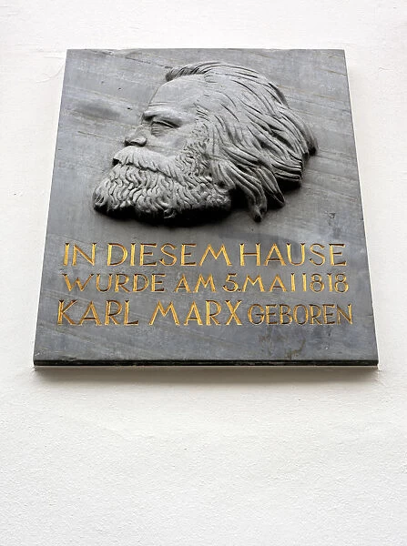 House where born Karl Marx, Trier, Rhineland-Palatinate, Germany