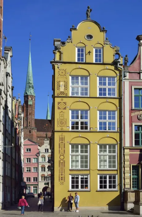 Framed Print : House at the Dlugi Targ (Long Market street). Gdansk, Poland Framed Print : House at the Dlugi Targ (Long Market street). Gdansk, Poland