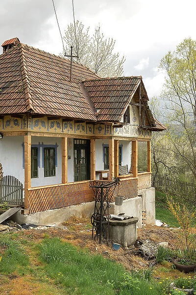 Former house of Elisabeta Rizea, the anti-Communist activist, Nucsoara, Arges County, Muntenia, Romania