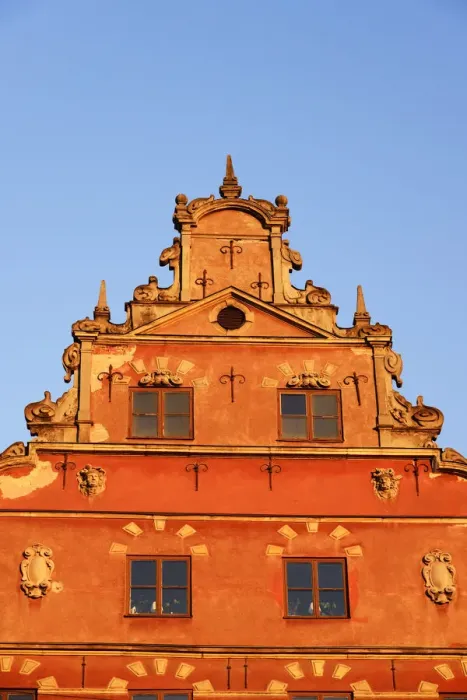Framed Print : Detail of a house in Gamla Stan. Stockholm, Sweden Framed Print : Detail of a house in Gamla Stan. Stockholm, Sweden