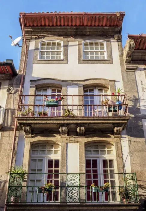 Framed Print : House at the Old Town, Porto, Portugal