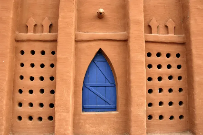 Framed Print : House of Segou. Mali, West Africa