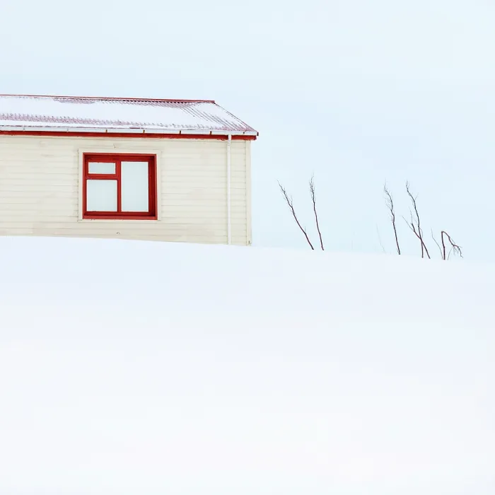 Framed Print : House in snow, Arnastapi, Snaefellsnes Peninsula, Iceland Framed Print : House in snow, Arnastapi, Snaefellsnes Peninsula, Iceland