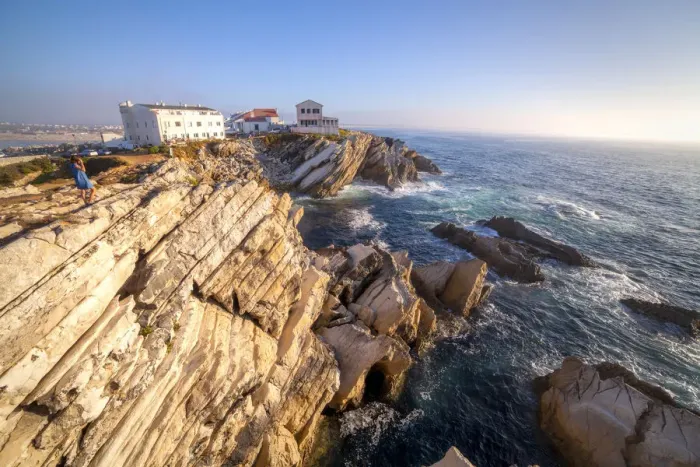 Framed Print : The houses of Baleal, on the cliffs of Baleal Island, Peniche municipality Framed Print : The houses of Baleal, on the cliffs of Baleal Island, Peniche municipality